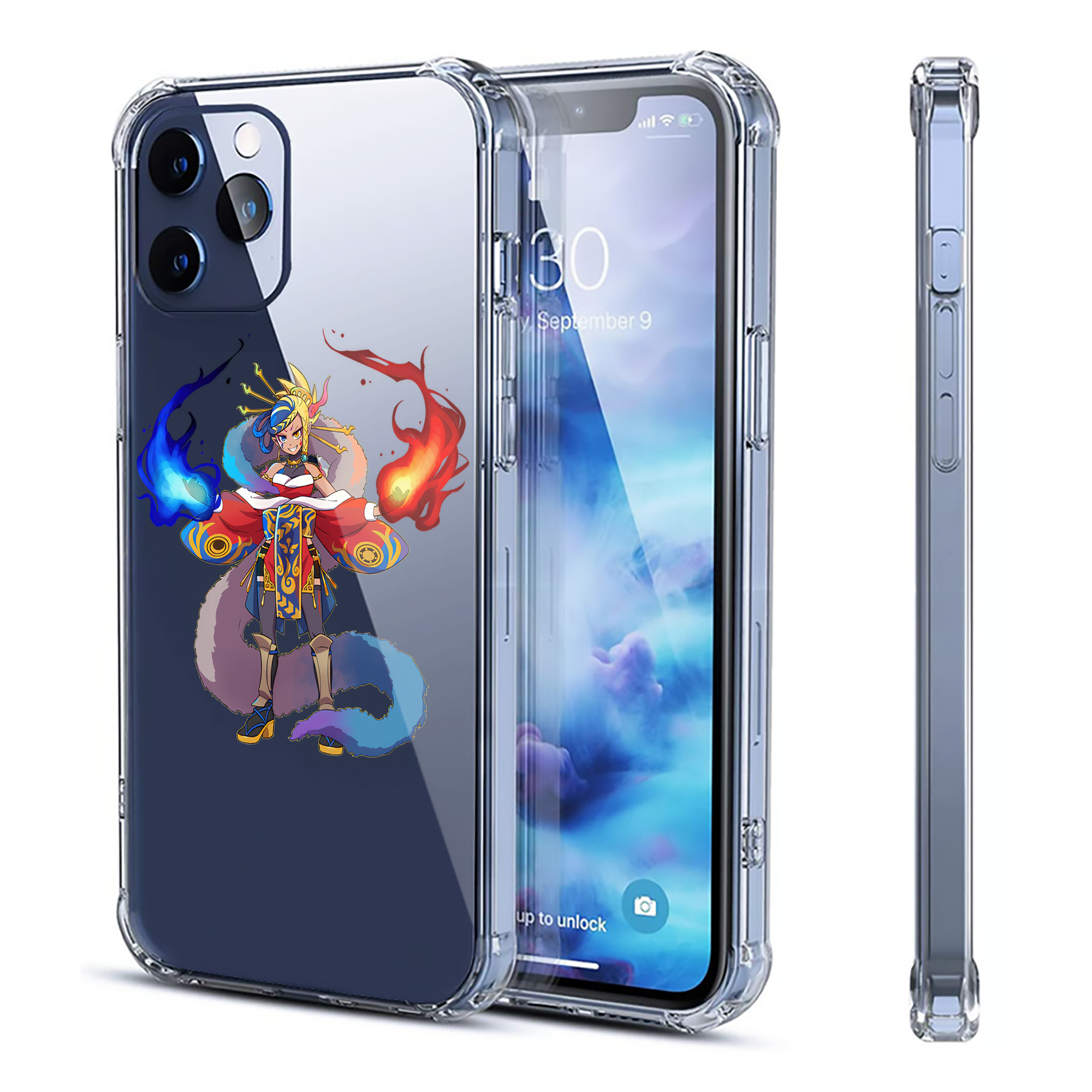 （画像用） 妖怪ウォッチ Yo-kai Watch 【iPhone 12シリーズ対応】透明スマホケース（クリアソフトケース）